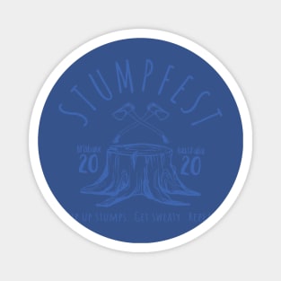 Stumpfest 2020 Blue Magnet